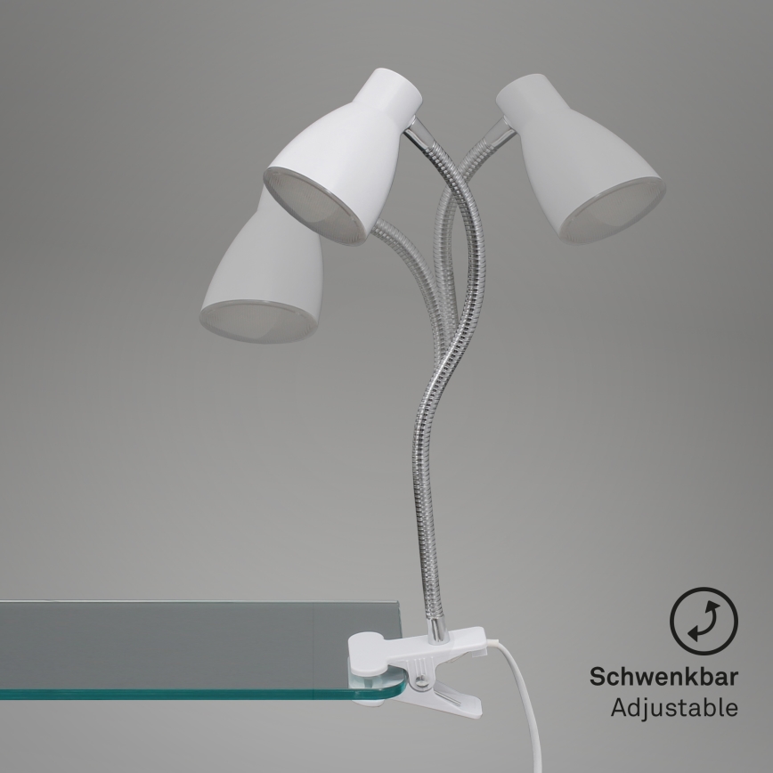 Briloner 2615-016P - LED-lamppu kiinnikkeellä GRIP LED/2,5W/230V valkoinen