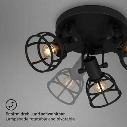 Briloner 2669-035 - Kohdevalo RETRO 3xE14/25W/230V