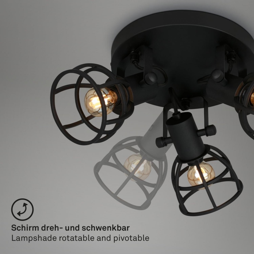 Briloner 2669-035 - Kohdevalo RETRO 3xE14/25W/230V