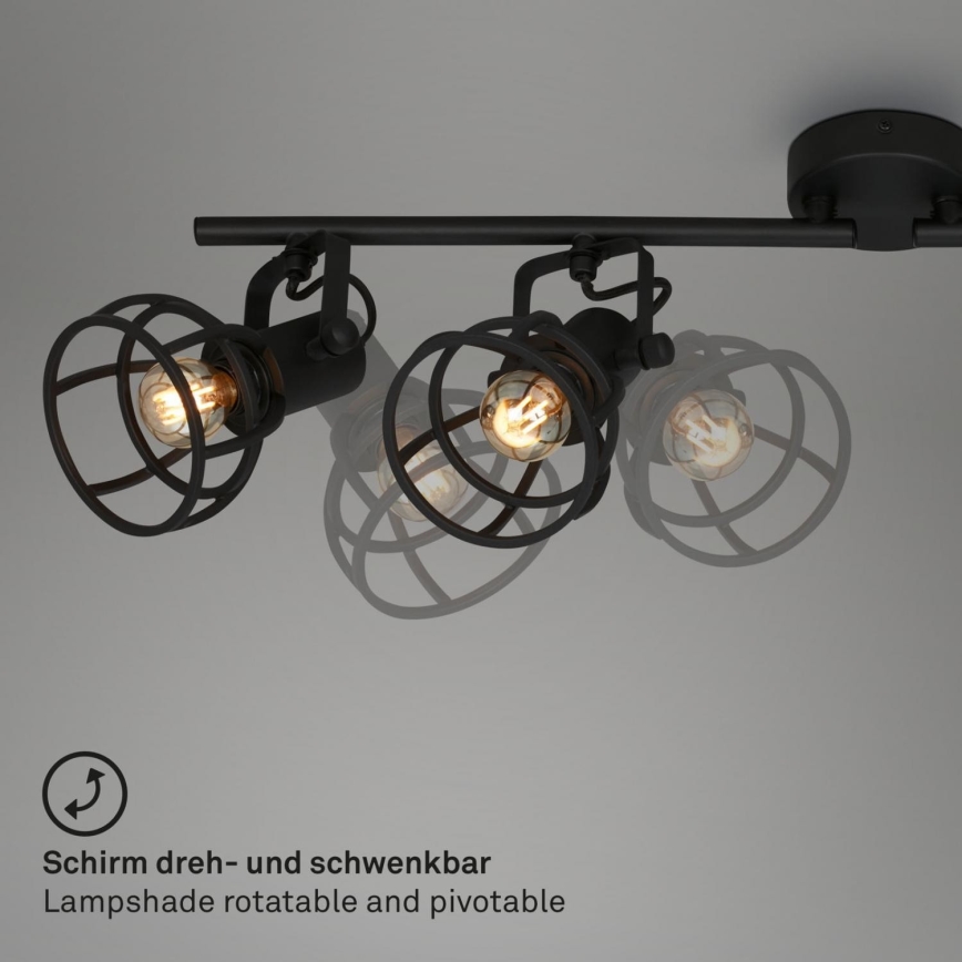 Briloner 2669-045 - Kohdevalo RETRO 4xE14/25W/230V