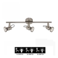 Briloner 2712-032 - Himmennettävä LED-kohdevalo SEMPLICE 3xGU10/5W/230V