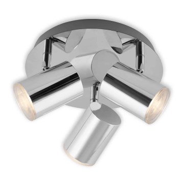 Briloner 2731-038 - CUP-kohdevalaisin 3xGU10/5W/230V kiiltävä kromi