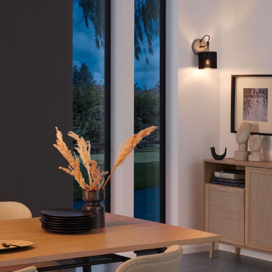 Briloner 2737-014 - Seinävalaisin SILVER CRAFTED 1xE14/25W/230V