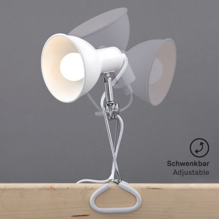 Briloner 2790-016 - Lamppu kiinnikkeellä FIX 1xE14/8W/230V valkoinen