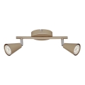 Briloner 2849-027 - LED-kohdevalaisin GOLD BASIC 2xGU10/5W/230V