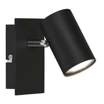 Briloner 2857-015 - Seinävalaisin SPOT 1xGU10 / 40W / 230V musta