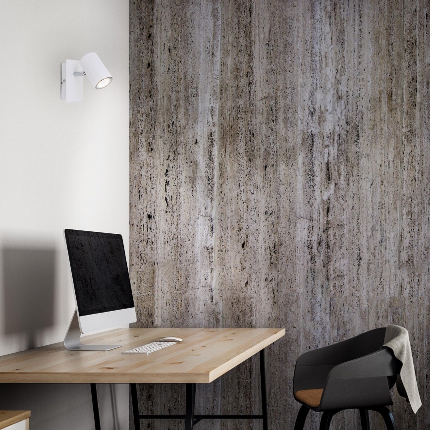 Briloner 2857-016 - Seinävalaisin SPOT 1xGU10 / 40W / 230V valkoinen