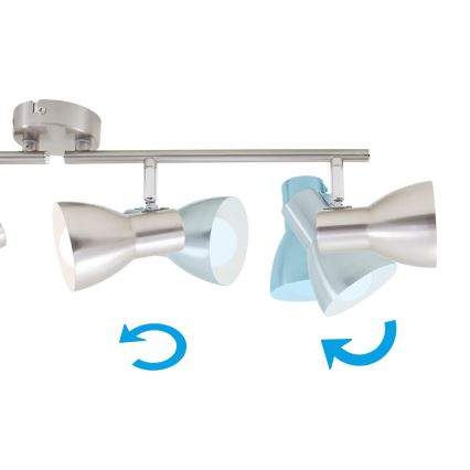 Briloner 2860-042 - Kohdevalo 4xE14/25W/230V