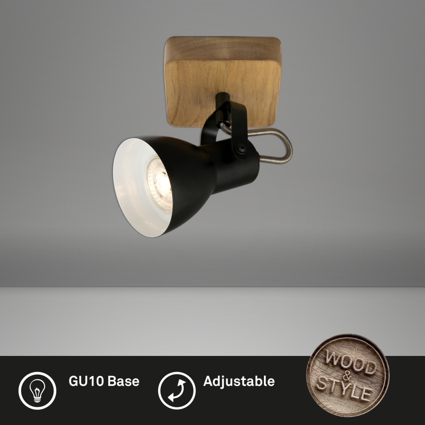 Briloner 2902-015 - Kohdevalo SPOT 1xGU10/35W/230V kumipuu