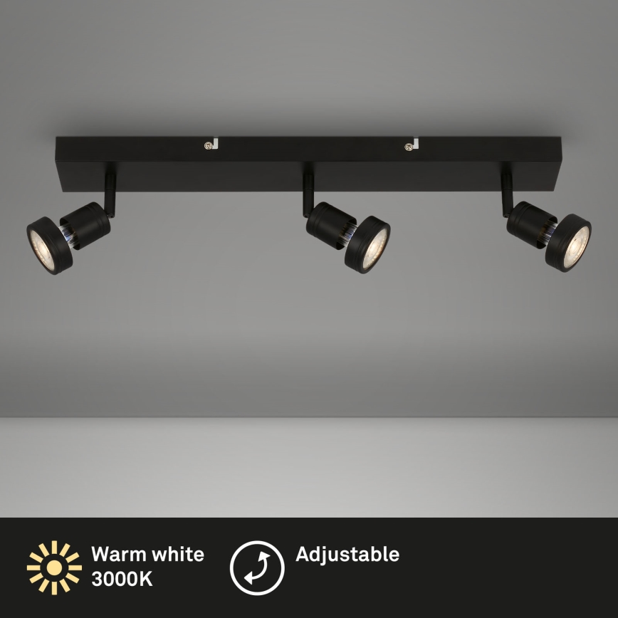 Briloner 2926-035 - LED-kohdevalaisin 3 x GU10/4,9 W/230 V