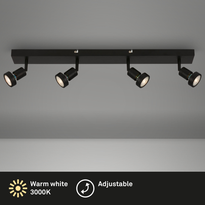 Briloner 2926-045 - LED-kohdevalaisin 4xGU10/4,9W/230V