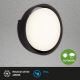 Briloner 3019-015 - LED-ulkoseinävalaisin GENUA LED/18W/230V IP44 musta