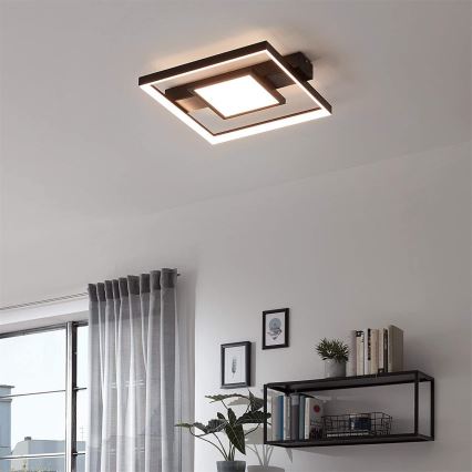 Briloner 3028-015 - Himmennettävä LED-kattovalaisin FRAME LED/38W/230V