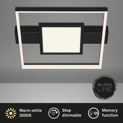 Briloner 3028-015 - Himmennettävä LED-kattovalaisin FRAME LED/38W/230V