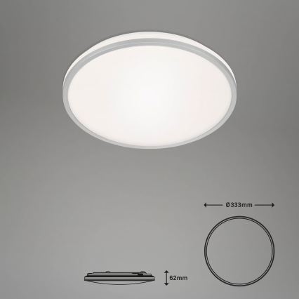 Briloner 3064-014 - LED-himmennettävä kattovalaisin IVY LED/24W/230V Wi-Fi Tuya halkaisija 33,3 cm + kaukosäädin