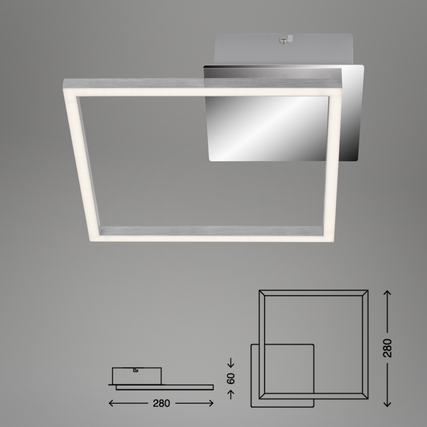 Briloner 3105-018 - LED Himmennettävä kattovalo FRAMES LED/9,7W/230V