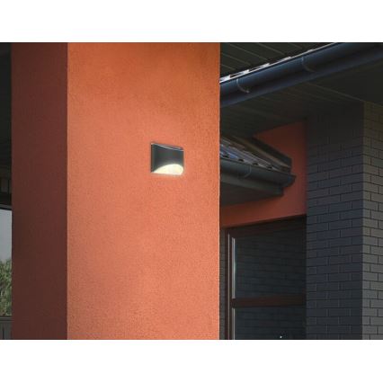 Briloner 3133015 - LED-aurinkoseinävalaisin LED/2W/3,7V IP44 3000K 300 mAh