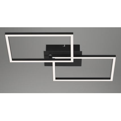 Briloner 3149-018 - LED Himmennettävä pinta-asennettava kattokruunu FRAME 2xLED/15W/230V + kauko-ohjain