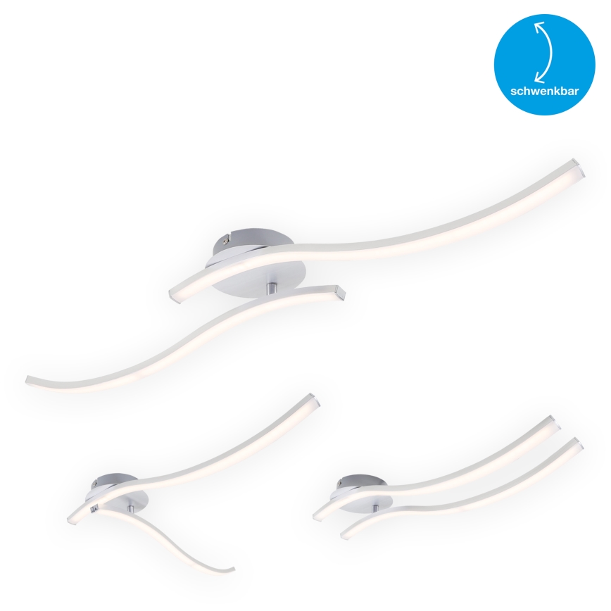 Briloner 3165-029 - Kiinteä LED-kattokruunu GO 2xLED/9W/230V