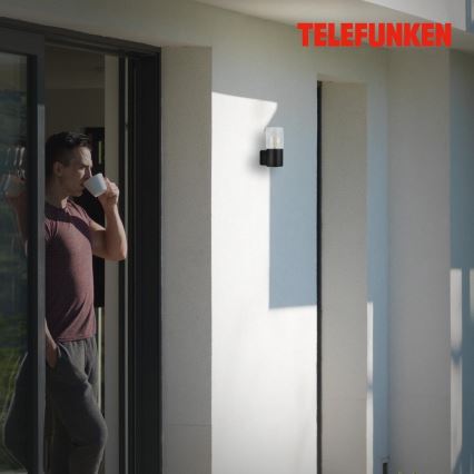 Briloner 320505TF - Ulkoseinävalaisin 1xE27/12W/230V IP44 musta