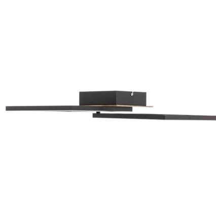 Briloner 3210-014 - Himmennettävä LED-kattovalaisin FRAME 2xLED/11W/230V ruskea