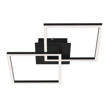 Briloner 3210-015 - LED himmennettävä kattovalaisin FRAME 2xLED/11W/230V musta
