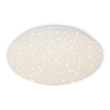 Briloner 3373-016 - LED-himmennettävä kattovalaisin STARRY LED/15W/230V 3000-6500K halkaisija 28 cm valkoinen + kaukosäädin