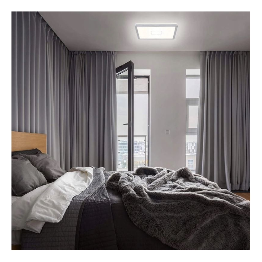 Briloner 3390-014 - LED-kattovalaisin FREE LED/18W/230V 29x29 cm