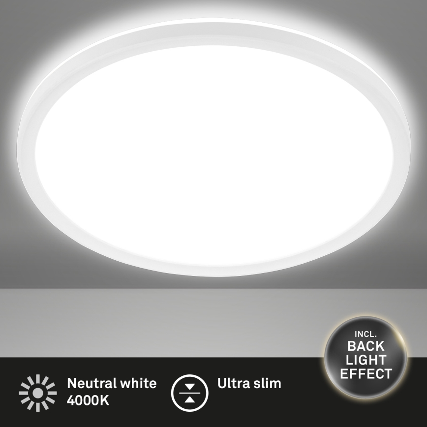 Briloner 3428-016 - LED-kattovalaisin SLIM LED/30W/230V