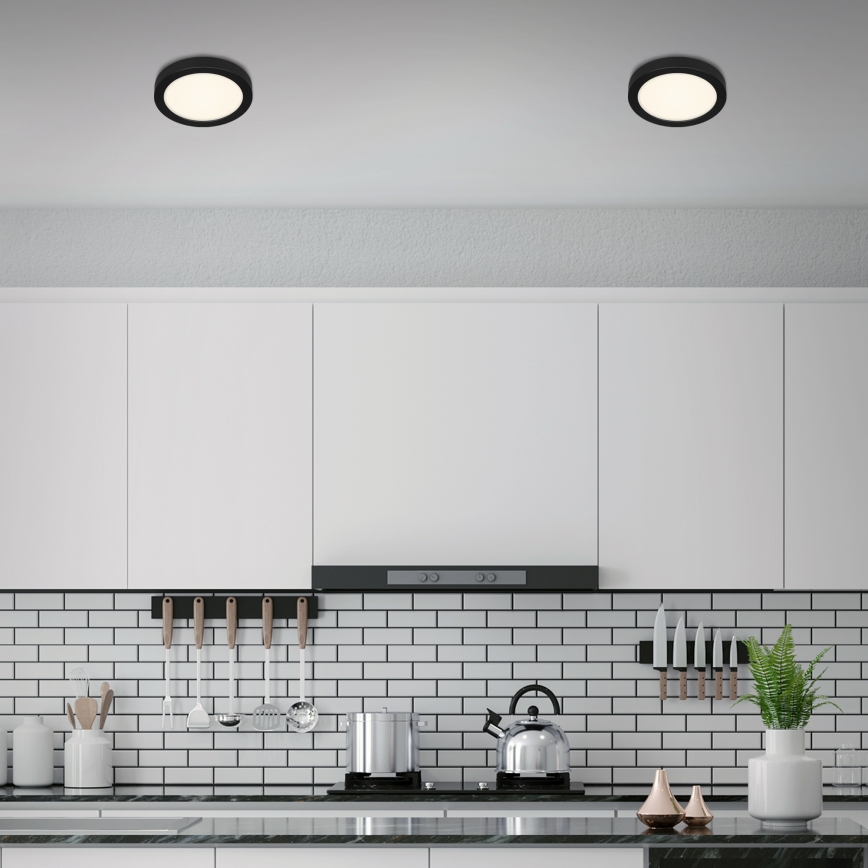 Briloner 3465-415 - LED Kattovalaisin FIRE LED/16,5W/230V d. 22,5 cm