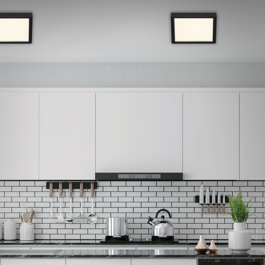 Briloner 3467-415 - LED-kattovalaisin FIRE LED/21W/230V 30x30 cm