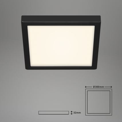 Briloner 3467-415 - LED-kattovalaisin FIRE LED/21W/230V 30x30 cm