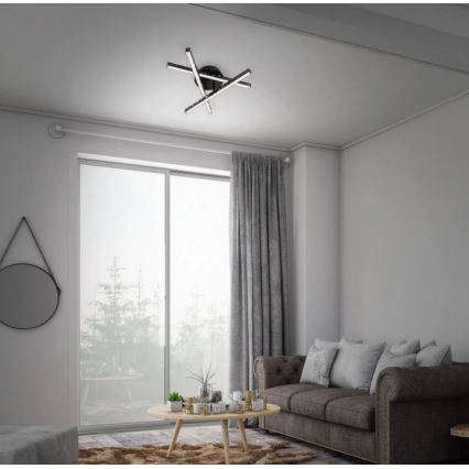 Briloner 3518-035 - Kiinteä LED-kattokruunu REY 3xLED/5W/230V