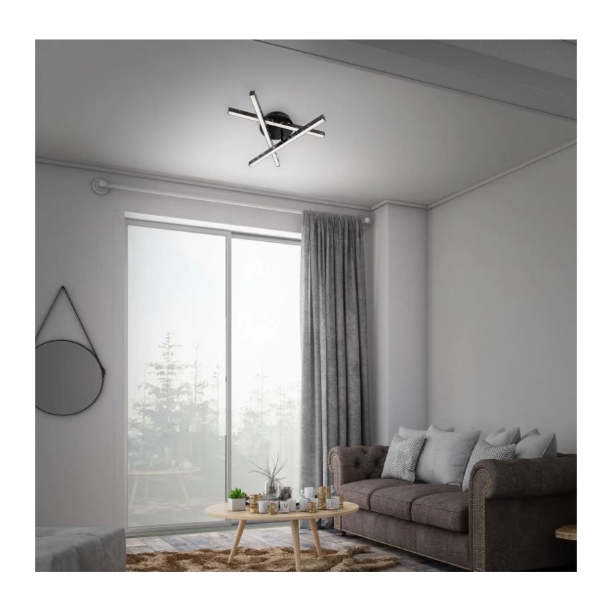 Briloner 3518-035 - Kiinteä LED-kattokruunu REY 3xLED/5W/230V