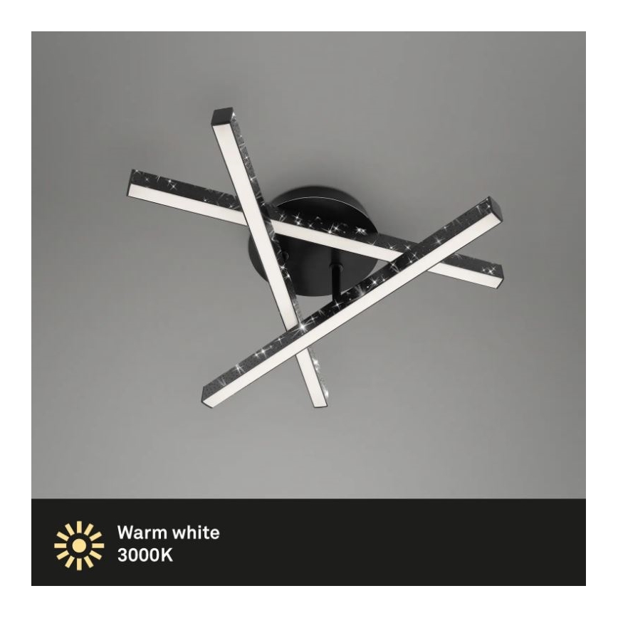 Briloner 3518-035 - Kiinteä LED-kattokruunu REY 3xLED/5W/230V