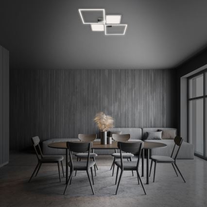 Briloner 3530-018 - LED-himmennyskattokruunu FRAME LED/40W/230V 3000-6500K + kauko-ohjaus