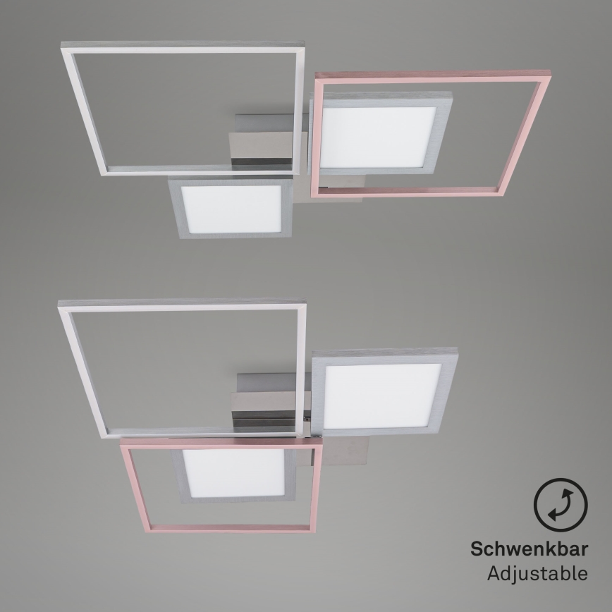 Briloner 3530-018 - LED-himmennyskattokruunu FRAME LED/40W/230V 3000-6500K + kauko-ohjaus