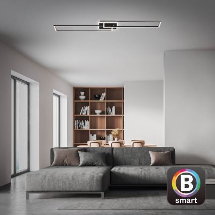 Briloner 3538-015 - Himmennettävä LED-kattokruunu FRAME 2xLED/20W/230V 2700-6500K Wi-Fi Tuya + kauko-ohjaus