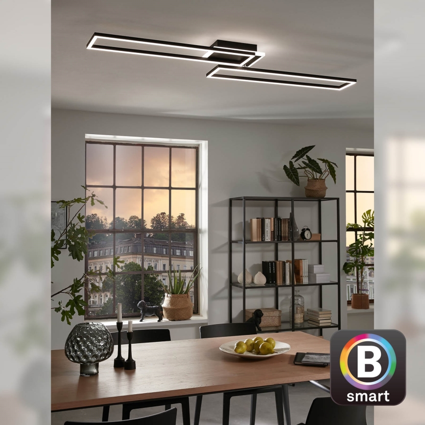 Briloner 3538-015 - Himmennettävä LED-kattokruunu FRAME 2xLED/20W/230V 2700-6500K Wi-Fi Tuya + kauko-ohjaus