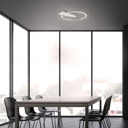 Briloner 3542-018 - Himmennettävä LED-kattovalaisin NICO LED/12W/230V mattakromi