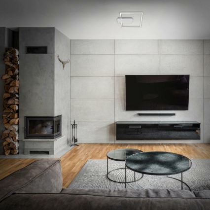 Briloner 3544-018 - Himmennettävä LED-kattovalaisin NICO LED/12W/230V mattakromi