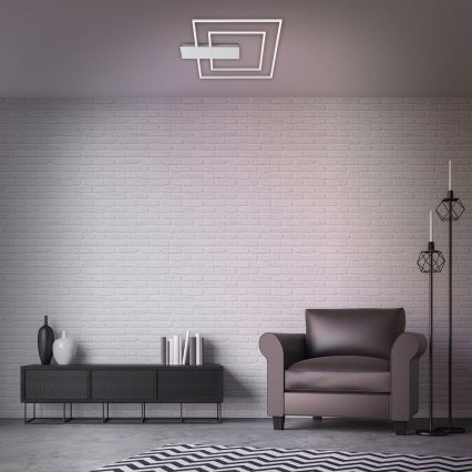 Briloner 3545-018 - Himmennettävä LED-kattovalaisin NICO LED/25W/230V mattakromi