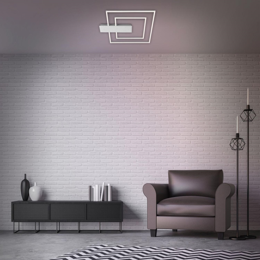 Briloner 3545-018 - Himmennettävä LED-kattovalaisin NICO LED/25W/230V mattakromi