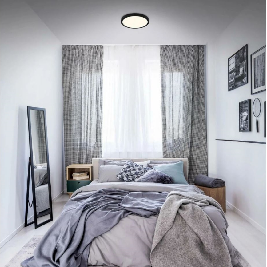 Briloner 3701-015 - LED himmennettävä kattovalaisin RUNA LED/18W/230V 2700-6500K + kaukosäädin