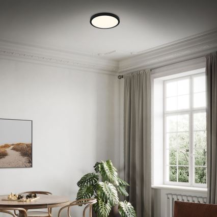 Briloner 3704-015 - Himmennettävä LED-kattovalaisin RUNA LED/22W/230V 2700-6500K musta + kauko-ohjaus