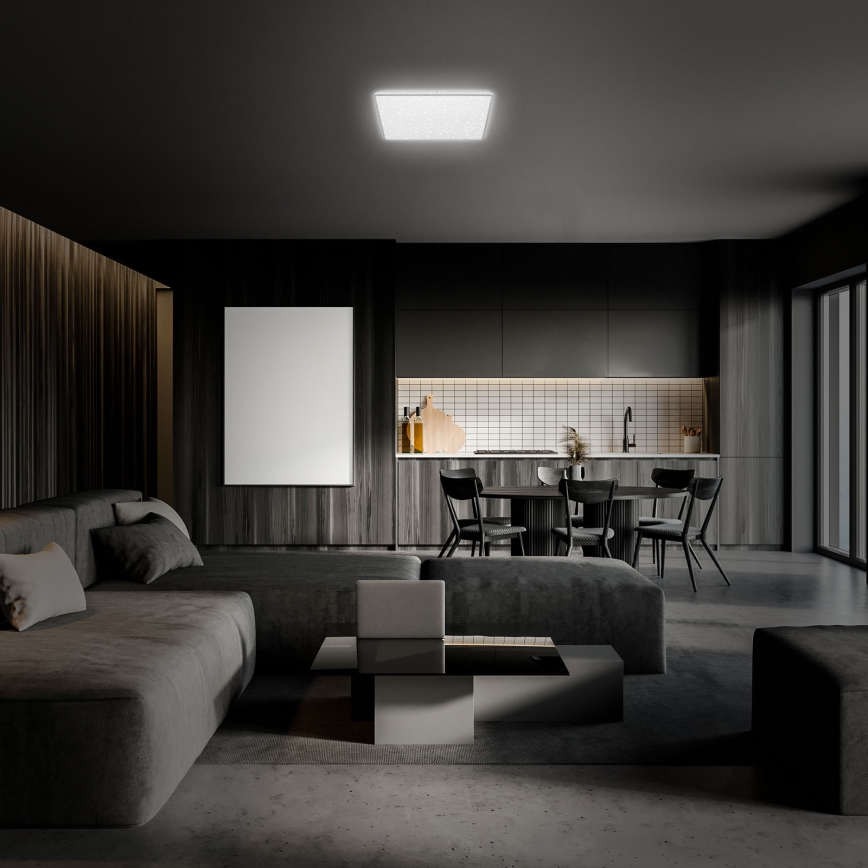 Briloner 3749-414 - LED-kattovalaisin LINO LED/24W/230V mattakromi