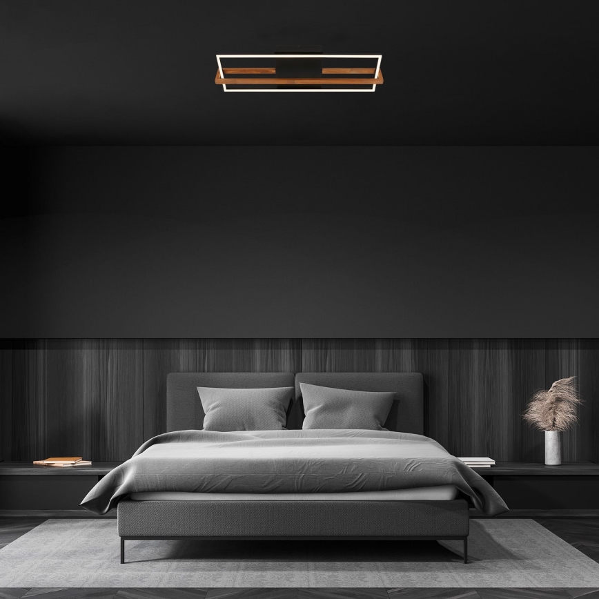 Briloner 3777-015 - LED-kattovalaisin FRAME LED/21W/230V 3000K musta