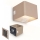 Briloner 3879011 - ladattava LED-seinävalaisin liiketunnistimella ja hämäräkytkimellä BORRA LED/1,5W/5V 3600 mAh beige