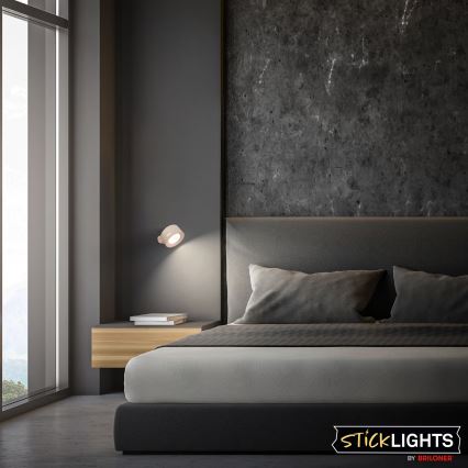 Briloner 3896011 - LED himmennettävä ladattava seinävalaisin TARI LED/1,6W/5V 1500 mAh beige