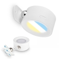 Briloner 3896016 - Himennettävä ladattava LED-seinävalaisin TARI LED/1,6W/5V 1500 mAh valkoinen